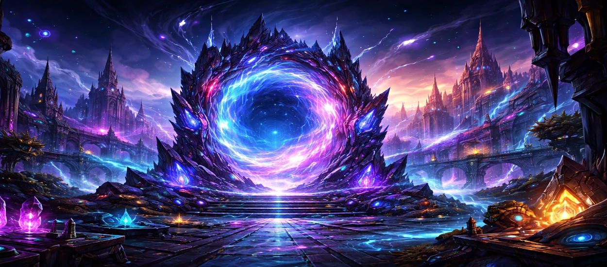 Art deco gaming parlor with geometric patterns and warm golden light