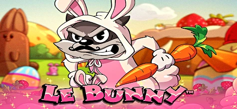 Le Bunny artwork with hidden bar